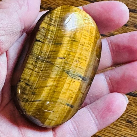 Other - Polished Tiger's Eye Palm Stone